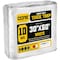 Core Tarps Heavy Duty Tarp, 60 ft L x 0.5 mm H x 30 ft W, 10 Mil, White, Polyethylene CT-604-30X60 - alternate 1